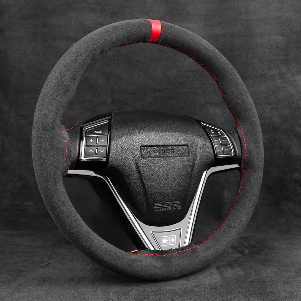 ORANGLES Steering Wheel Cover DIY Faux Leather - high resolution display - exposing craftsmanship - Image 2 of 2 | built for everyone | Steering Wheel Cover DIY Faux Leather for sale Georgia | Free Shipping ORANGLES