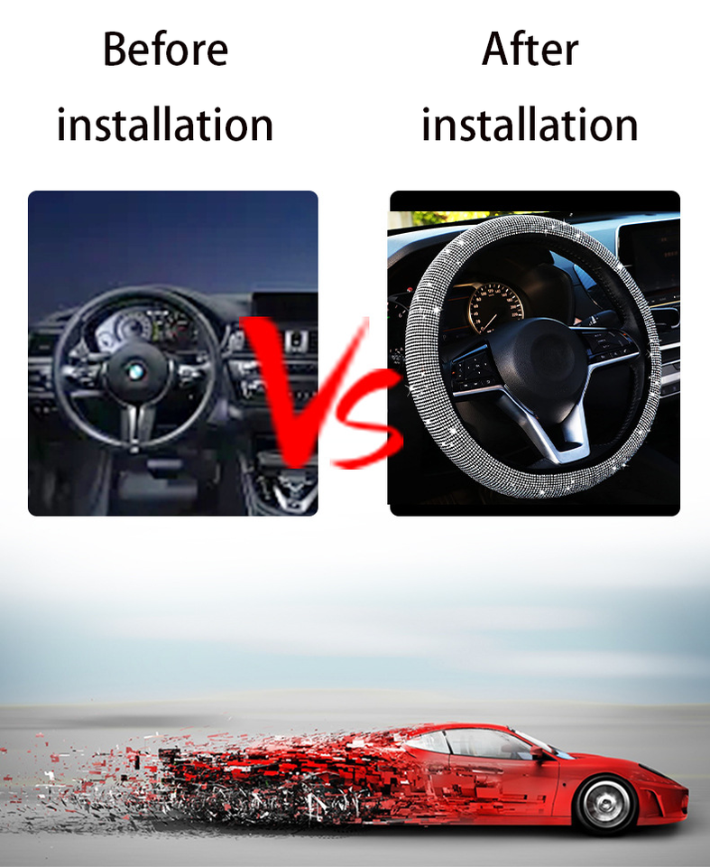 ORANGLES Steering Wheel Cover Four Season Universal - high resolution display - exposing craftsmanship - Image 2 of 2 | built for everyone | Steering Wheel Cover Four Season Universal for sale Georgia | Free Shipping ORANGLES