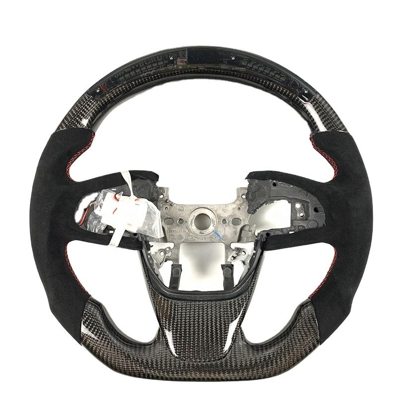 Steering Wheel Cover Carbon Fiber LED Honda