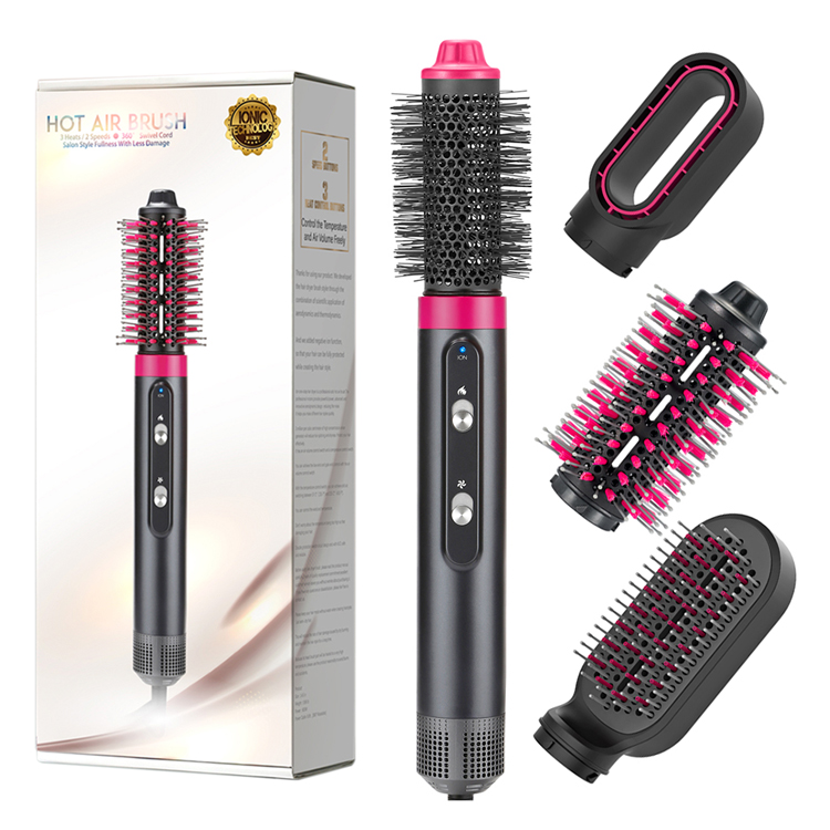 ORANGLES 5‑in‑1 Hot Air Hair Styler – Volumizing Brush, Negative Ion Curler & Brushless Blower - high resolution display - exposing craftsmanship - Image 2 of 2 | built for everyone | 5‑in‑1 Hot Air Hair Styler – Volumizing Brush, Negative Ion Curler & Brushless Blower for sale Georgia | Free Shipping ORANGLES