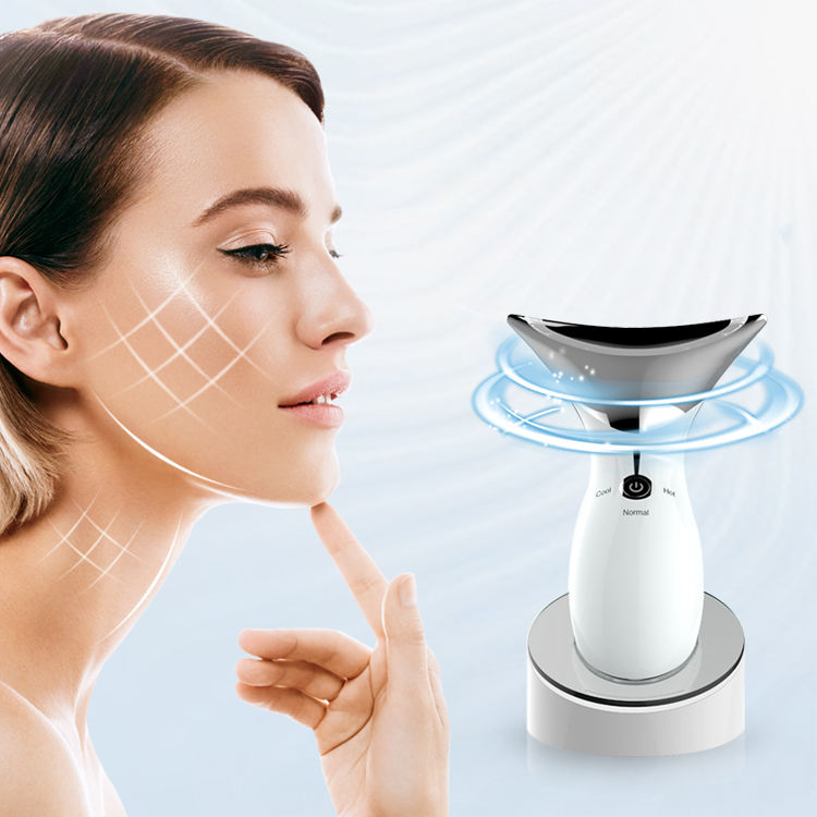 Red Light Therapy Facial Device – Face & Neck Massager Tool for Skin Lifting, Firming & Tightening in Beauty Care
