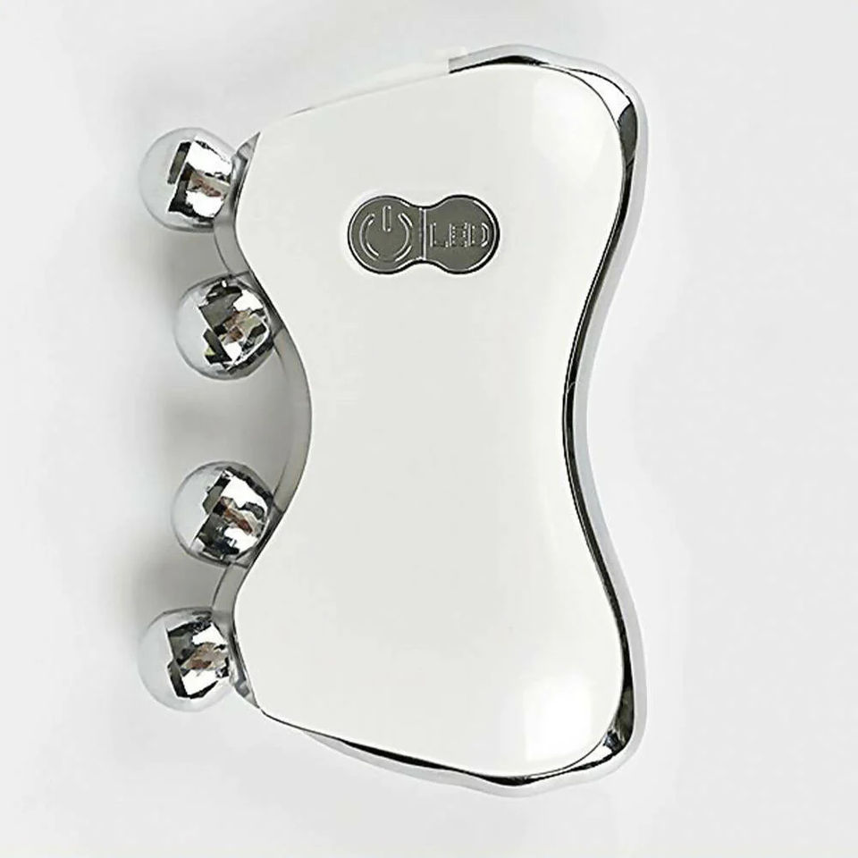 ORANGLES 3D LED Beauty Massage Roller – Facial Galvanic Massager EMS Gua Sha Tool with Heat & Vibration for Anti‑Aging Wrinkles - high resolution display - exposing craftsmanship - Image 2 of 2 | built for everyone | 3D LED Beauty Massage Roller – Facial Galvanic Massager EMS Gua Sha Tool with Heat & Vibration for Anti‑Aging Wrinkles for sale Georgia | Free Shipping ORANGLES