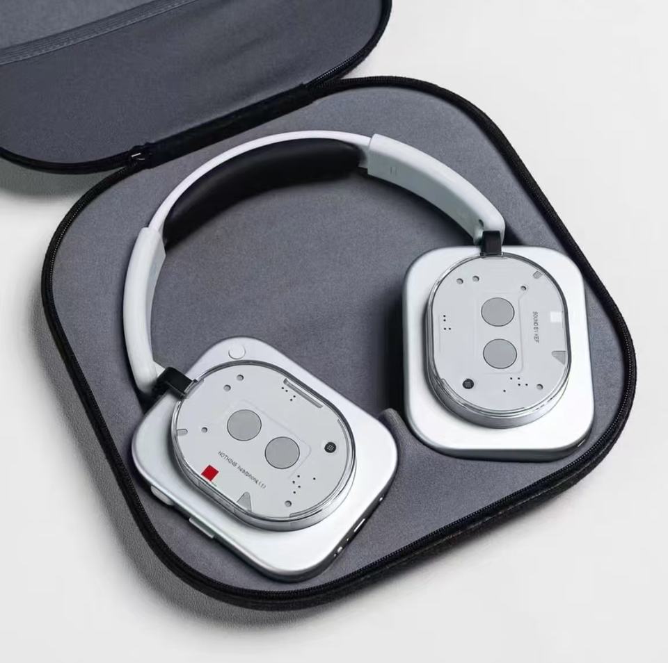 ORANGLES Global Version Nothing Headphone (1) | Wired & Wireless BT Earphones, 80H Playback, KEF Sound, Adaptive ANC - high resolution display - exposing craftsmanship - Image 2 of 2 | built for everyone | Global Version Nothing Headphone (1) | Wired & Wireless BT Earphones, 80H Playback, KEF Sound, Adaptive ANC for sale Georgia | Free Shipping ORANGLES