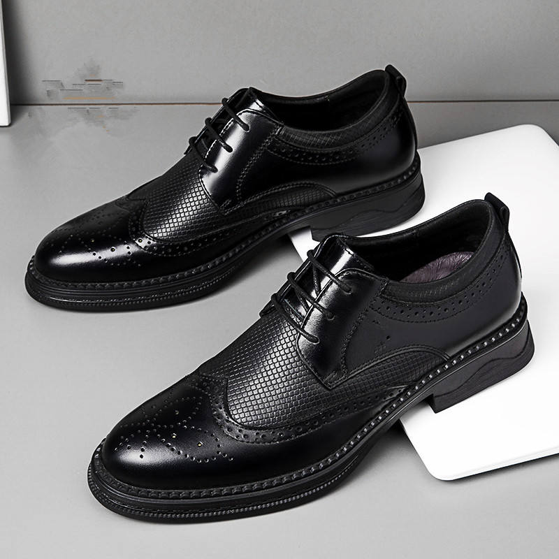 Top Quality Men’s Genuine Cow Leather Oxford Shoes – Handmade Business, Office & Wedding Dress Footwear in Ready Stock