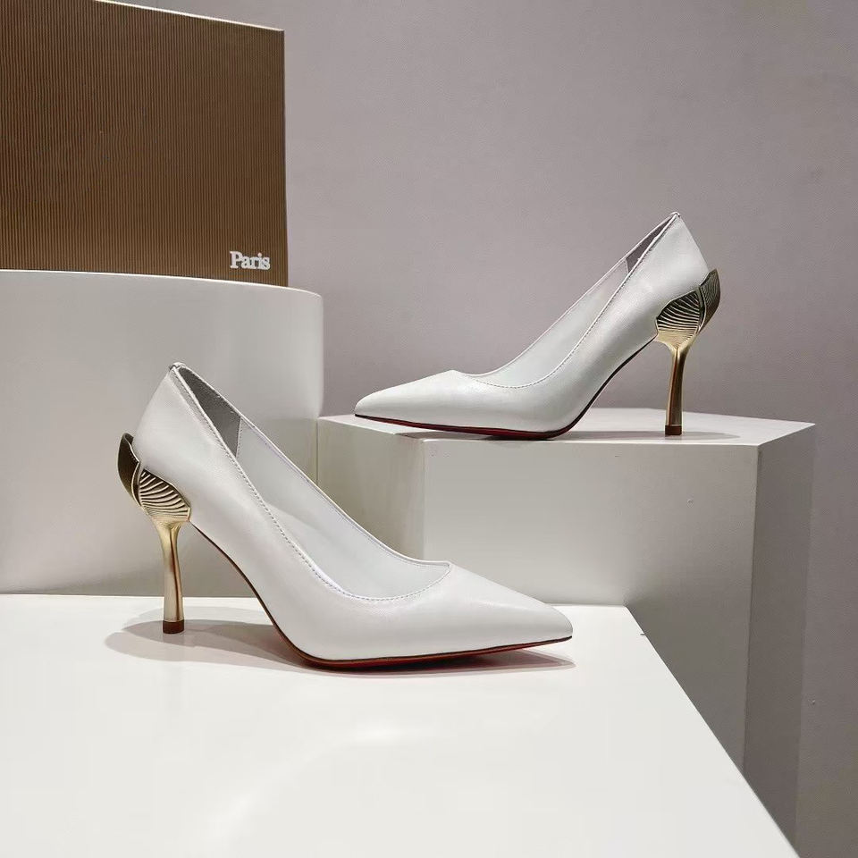 Designer Women’s Red Bottom High Heels – Luxury Pointed Toe Platform Shoes for Party, Wedding & Cocktail