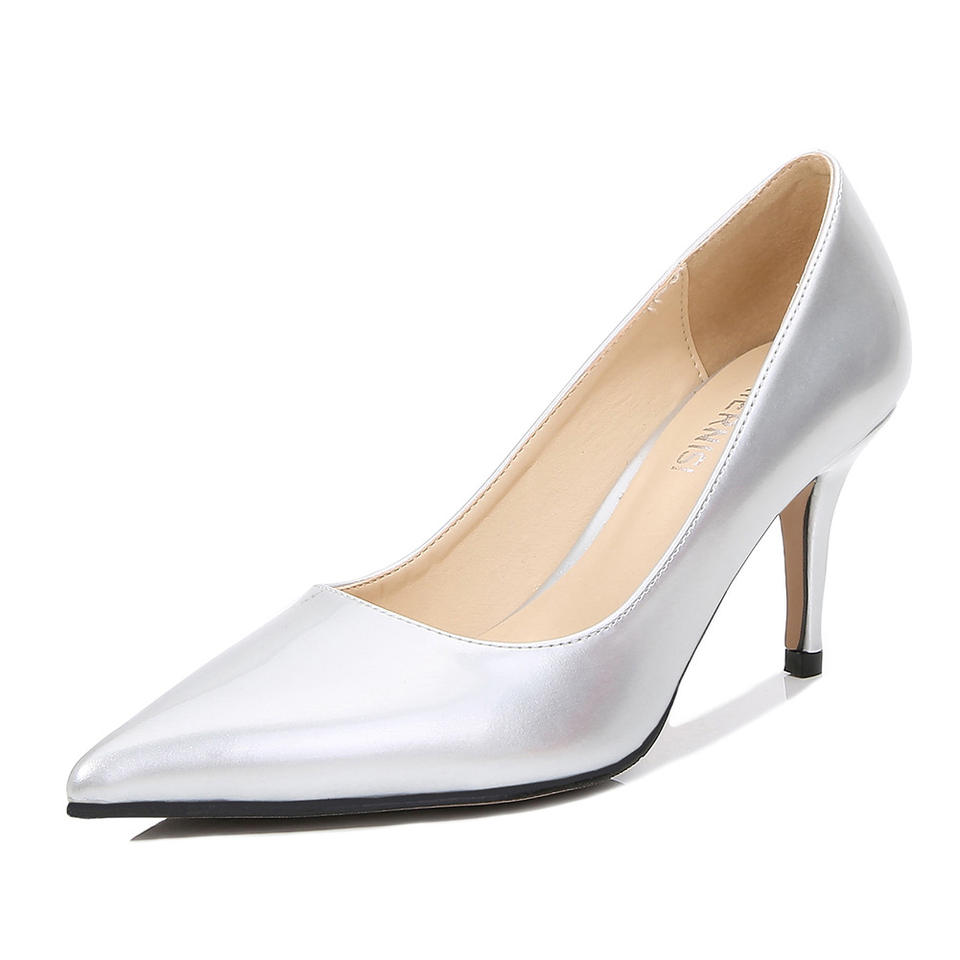 Women’s Size 46 High Heel Pumps – 7.5cm Stiletto Party & Wedding Dress Shoes Elegant UP‑4168R Design