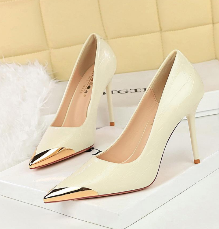 ORANGLES Women’s White Bridal Pumps – Pointed Toe Stiletto High Heels for Weddings, Parties & Fashion Size 34‑40 - high resolution display - exposing craftsmanship - Image 2 of 2 | built for everyone | Women’s White Bridal Pumps – Pointed Toe Stiletto High Heels for Weddings, Parties & Fashion Size 34‑40 for sale Georgia | Free Shipping ORANGLES