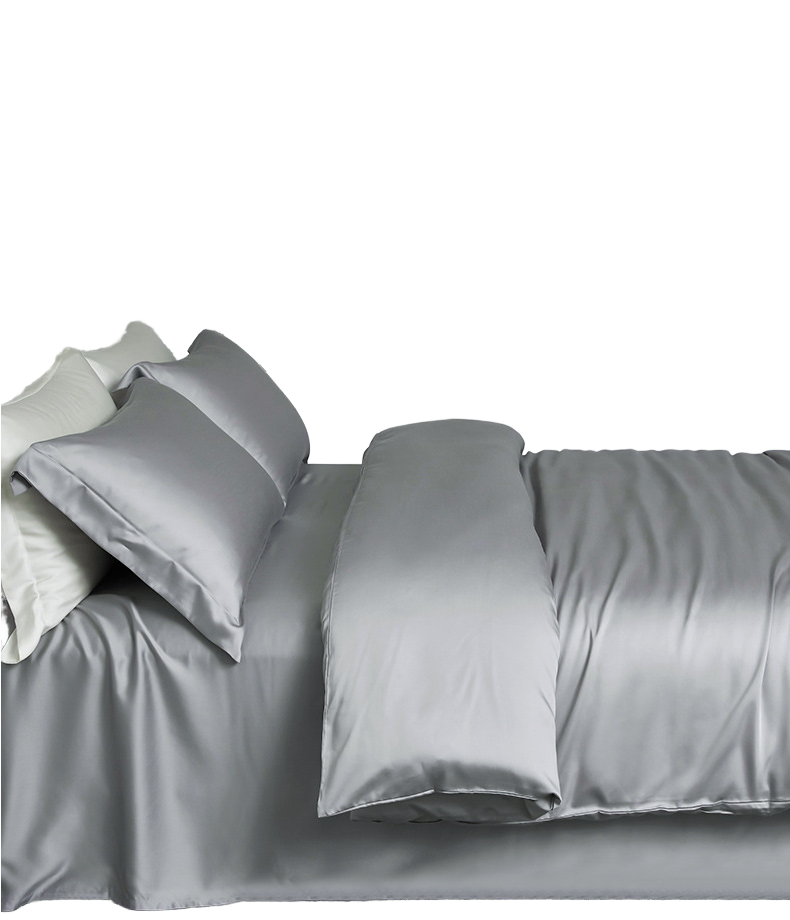 100% Mulberry Silk Fitted Bed Sheet Set Queen Size – Certified A Silk Bedding for All Seasons