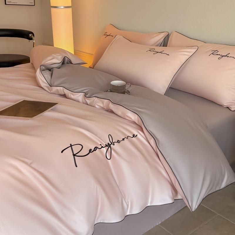 ORANGLES Luxury Wholesale Embroidery Cotton Bedding Set – Comforter Cover & Bed Sheets at Cheap Price - high resolution display - exposing craftsmanship - Image 2 of 2 | built for everyone | Luxury Wholesale Embroidery Cotton Bedding Set – Comforter Cover & Bed Sheets at Cheap Price for sale Georgia | Free Shipping ORANGLES