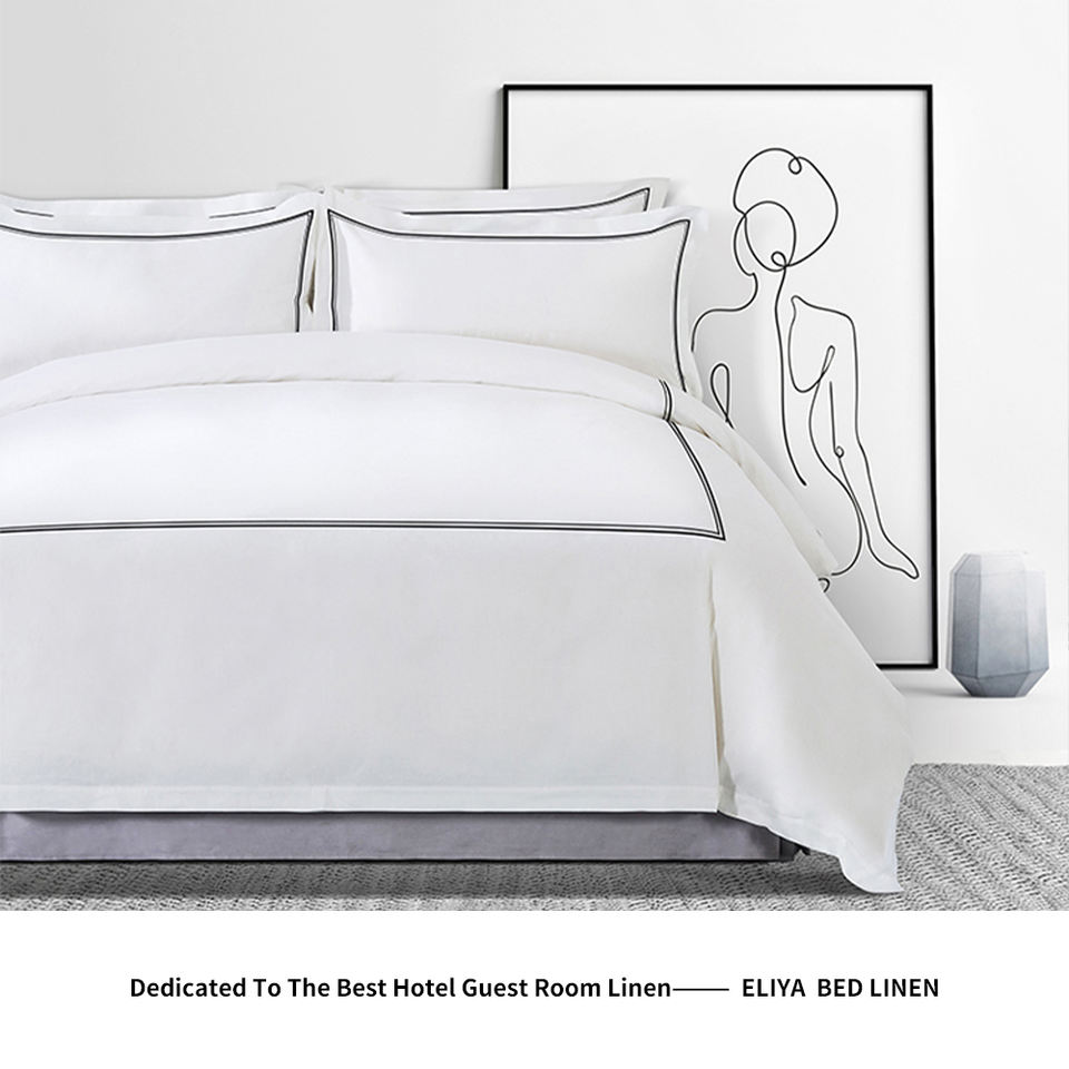 ORANGLES 5‑Star Luxury 1000 Thread Count Egyptian Cotton Bed Linen – Westin White Hotel Sheets - high resolution display - exposing craftsmanship - Image 2 of 2 | built for everyone | 5‑Star Luxury 1000 Thread Count Egyptian Cotton Bed Linen – Westin White Hotel Sheets for sale Georgia | Free Shipping ORANGLES