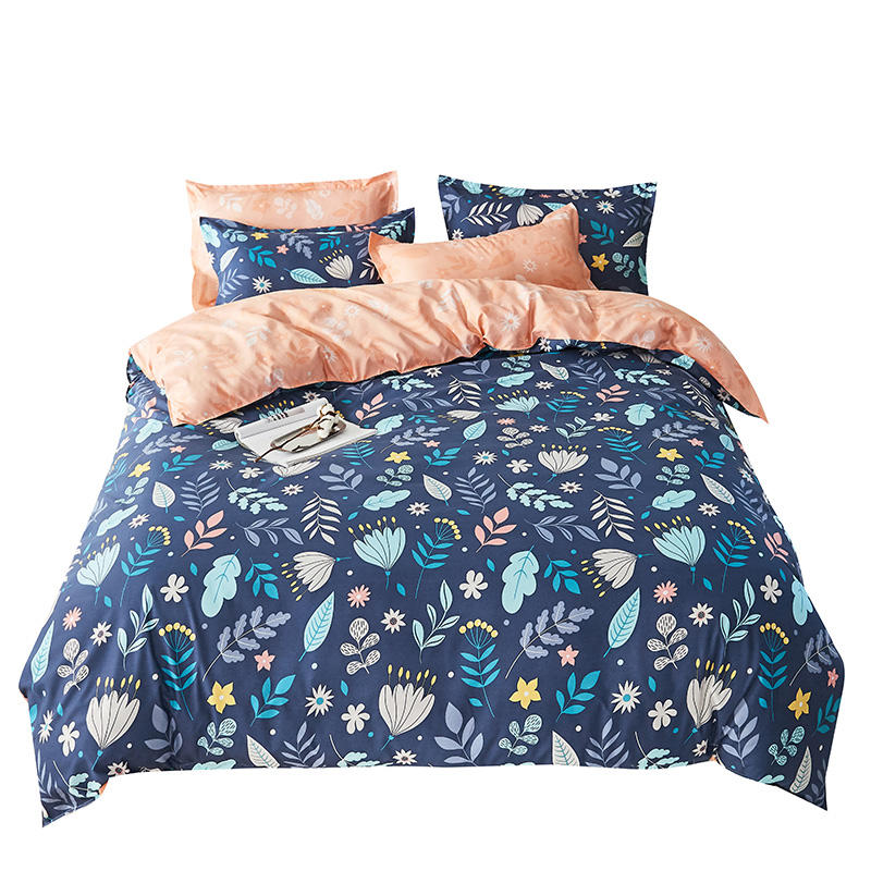 ORANGLES Luxury Modern Plant Pattern Bedding Set – 100% Polyester Microfiber Brush Printed Bed Sheets - high resolution display - exposing craftsmanship - Image 2 of 2 | built for everyone | Luxury Modern Plant Pattern Bedding Set – 100% Polyester Microfiber Brush Printed Bed Sheets for sale Georgia | Free Shipping ORANGLES