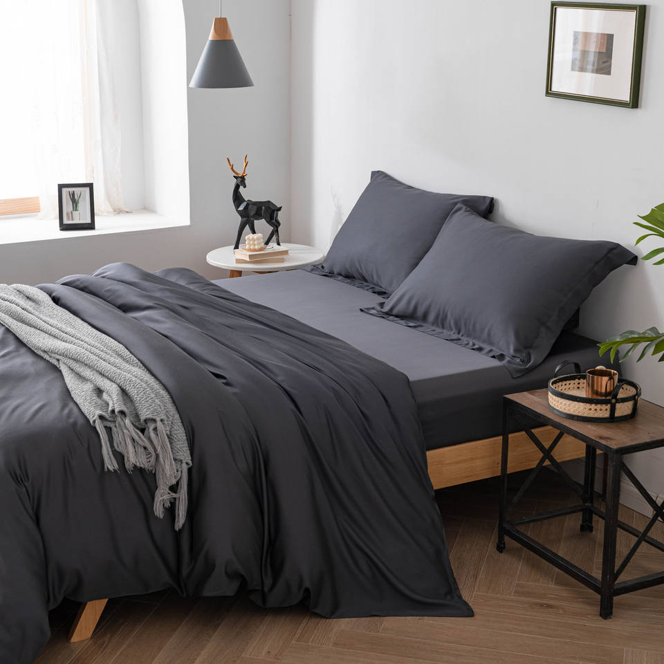 ORANGLES Wholesale Organic Bamboo Bedding Set – Queen Size Bamboo Bed Sheets for Home & Hotel - high resolution display - exposing craftsmanship - Image 2 of 2 | built for everyone | Wholesale Organic Bamboo Bedding Set – Queen Size Bamboo Bed Sheets for Home & Hotel for sale Georgia | Free Shipping ORANGLES