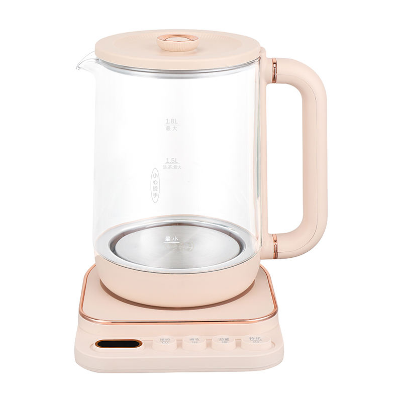 Factory CKD/SKD Electric Glass Kettle – SS304 Stainless Steel 1.8L Multi-Function with Auto Shut-Off & Boil-Dry Protection