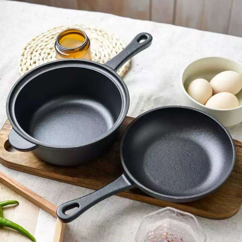 ORANGLES Uncoated Cast Iron Mini Omelette Pan – Non‑Stick Small Wok for Pancake, Steak & Egg Frying - high resolution display - exposing craftsmanship - Image 2 of 2 | built for everyone | Uncoated Cast Iron Mini Omelette Pan – Non‑Stick Small Wok for Pancake, Steak & Egg Frying for sale Georgia | Free Shipping ORANGLES