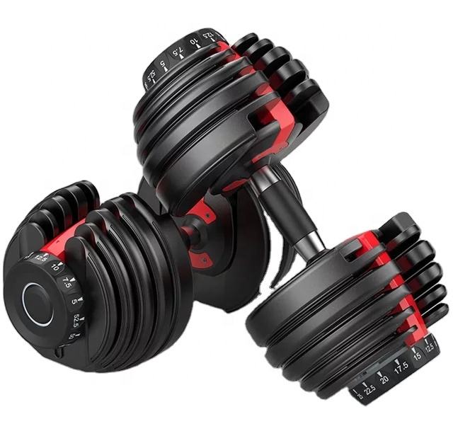 ORANGLES Crossmax 24KG Adjustable Steel Iron Dumbbell Set – Black Home Gym Strength Training Equipment - high resolution display - exposing craftsmanship - Image 2 of 2 | built for everyone | Crossmax 24KG Adjustable Steel Iron Dumbbell Set – Black Home Gym Strength Training Equipment for sale Georgia | Free Shipping ORANGLES