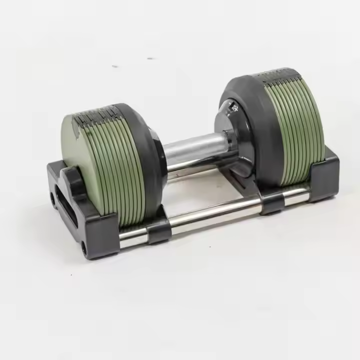High-Quality Stainless Steel Adjustable Dumbbell Set – 20KG/24KG/28KG/32KG/36KG for Gym & Home Weight Lifting