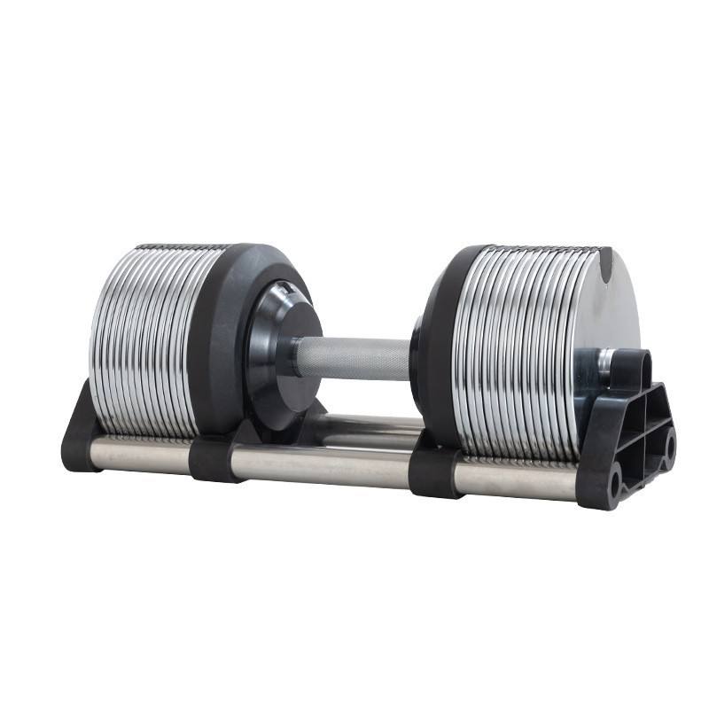 Smart Adjustable Dumbbell Set – Automatic Weight Change Cast Iron Electroplated 16KG/36KG (Model KTYL-001)