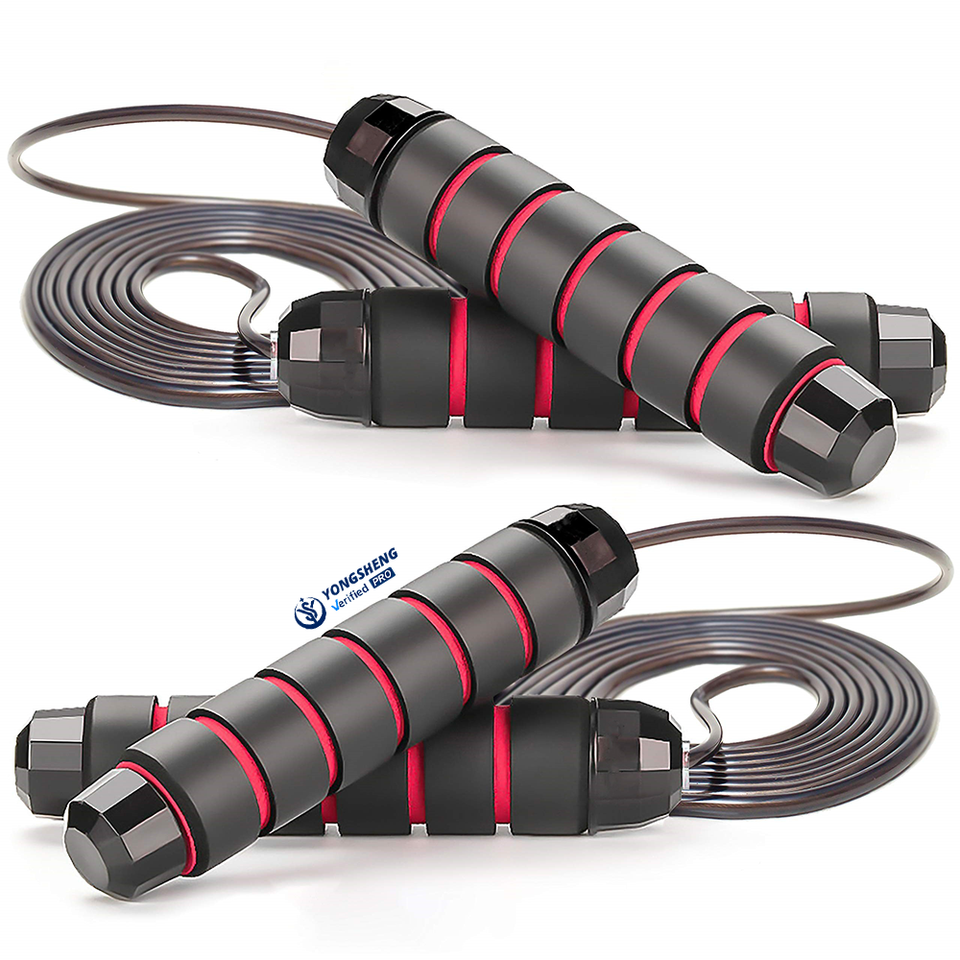 Eco-Friendly Adjustable Jump Rope – PVC & Steel Wire, Custom Colors, Long Handle for Child & Adult Home Gym Fitness