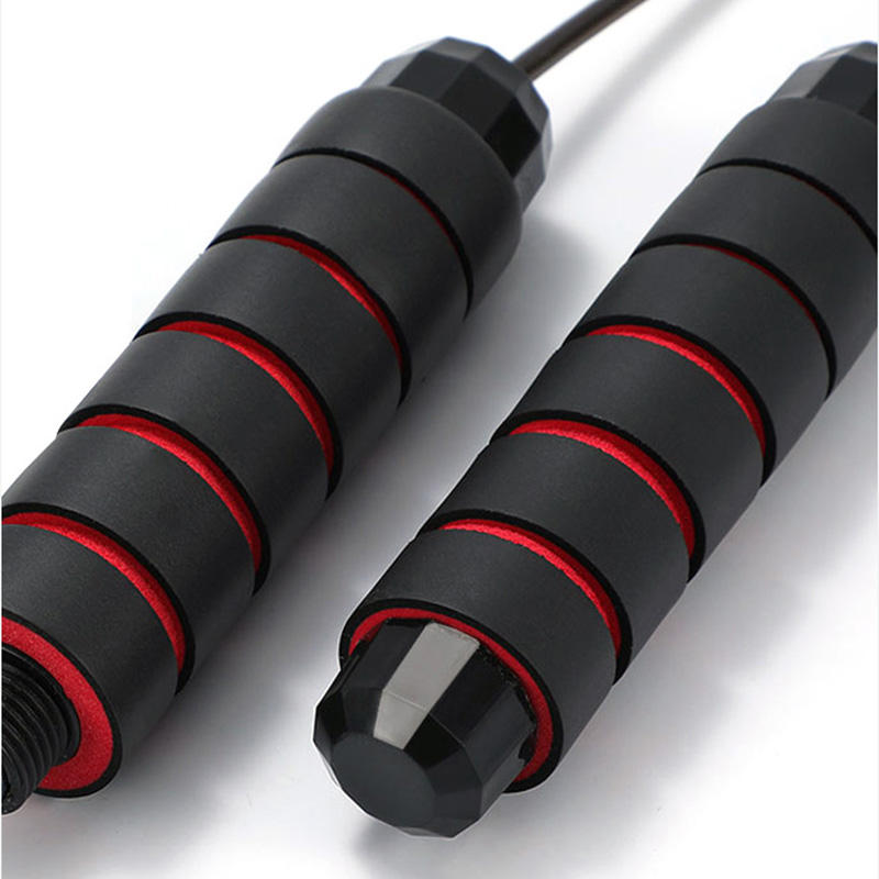 High-Quality Adjustable Jump Rope – Textured Foam Grip Handles for Workout & Fitness Exercise