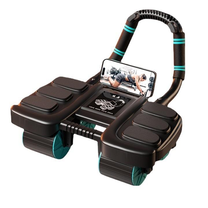 ORANGLES 2025 Four‑Wheel Automatic Rebound Ab Roller | Elbow Brace for Abdominal Muscle Training & Strengthening - high resolution display - exposing craftsmanship - Image 2 of 2 | built for everyone | 2025 Four‑Wheel Automatic Rebound Ab Roller | Elbow Brace for Abdominal Muscle Training & Strengthening for sale Georgia | Free Shipping ORANGLES