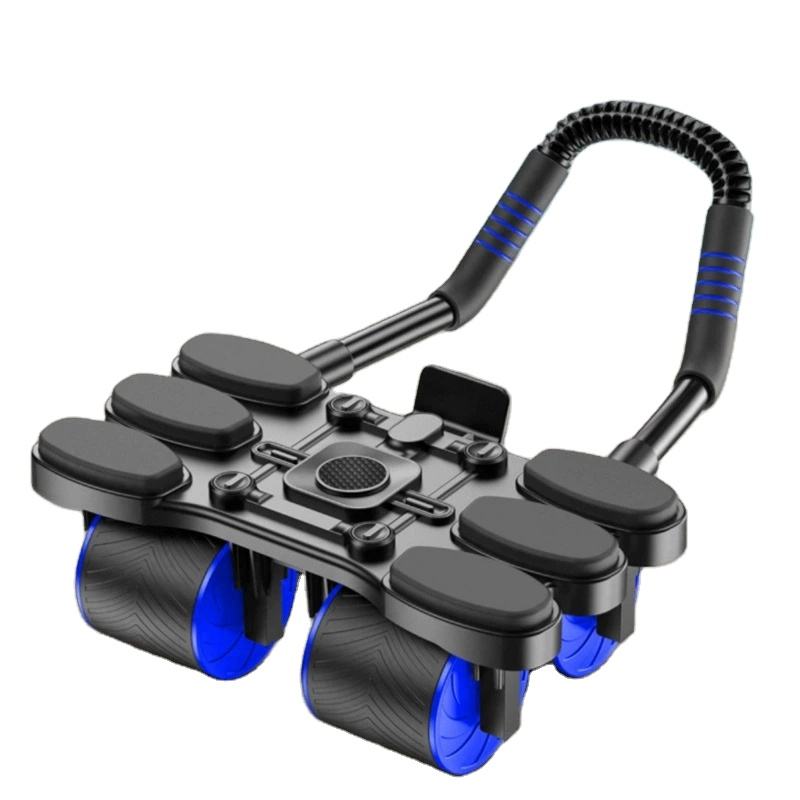 Wholesale High‑Quality 4‑Wheel Abdominal Roller | EVA Slide Machine for Muscle Training