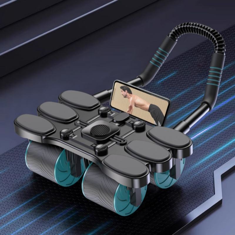 ORANGLES Wholesale High‑Quality 4‑Wheel Abdominal Roller | EVA Slide Machine for Muscle Training - high resolution display - exposing craftsmanship - Image 2 of 2 | built for everyone | Wholesale High‑Quality 4‑Wheel Abdominal Roller | EVA Slide Machine for Muscle Training for sale Georgia | Free Shipping ORANGLES