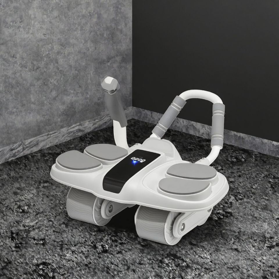 ORANGLES Automatic Rebound 4‑Wheel Ab Roller | Core Workout Fitness Equipment for Home Use (2.5kg) - high resolution display - exposing craftsmanship - Image 2 of 2 | built for everyone | Automatic Rebound 4‑Wheel Ab Roller | Core Workout Fitness Equipment for Home Use (2.5kg) for sale Georgia | Free Shipping ORANGLES