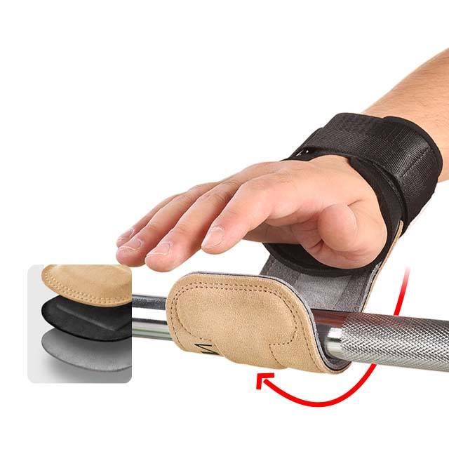 Gym Gloves Cowhide Leather Anti‑Slip