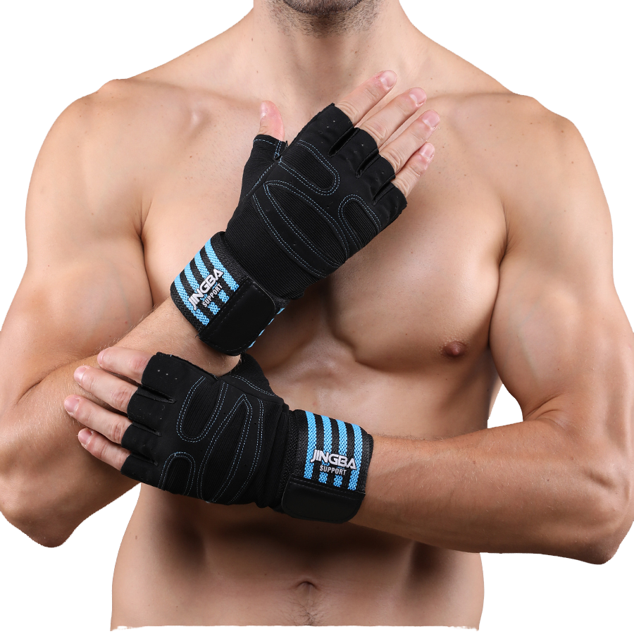 ORANGLES Gym Gloves Men’s Half‑Finger Neoprene - high resolution display - exposing craftsmanship - Image 2 of 2 | built for everyone | Gym Gloves Men’s Half‑Finger Neoprene for sale Georgia | Free Shipping ORANGLES