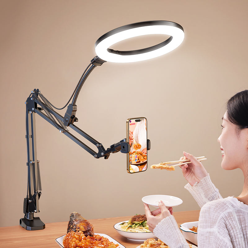 Ring Light 10'' LED USB Dimmable Lamp