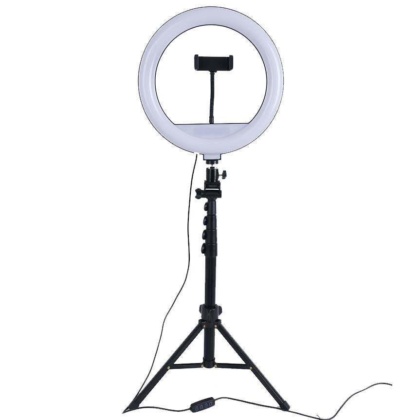 ORANGLES Ring Light 12'' RGB LED Tripod Lamp - high resolution display - exposing craftsmanship - Image 2 of 2 | built for everyone | Ring Light 12'' RGB LED Tripod Lamp for sale Georgia | Free Shipping ORANGLES