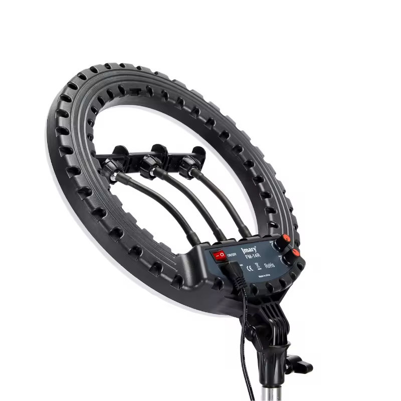 ORANGLES Ring Light Jmary FM‑14R 14'' LED 55W - high resolution display - exposing craftsmanship - Image 2 of 2 | built for everyone | Ring Light Jmary FM‑14R 14'' LED 55W for sale Georgia | Free Shipping ORANGLES