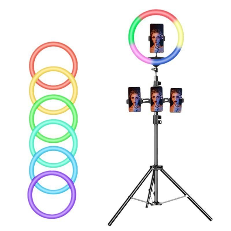 ORANGLES Ring Light RGB LED 8''/10''/13'' Video Lamp - high resolution display - exposing craftsmanship - Image 2 of 2 | built for everyone | Ring Light RGB LED 8''/10''/13'' Video Lamp for sale Georgia | Free Shipping ORANGLES