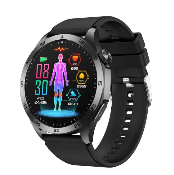 ET485 MINI Smartwatch | AMOLED Always‑On Display, Bluetooth Call, One‑Touch Connection