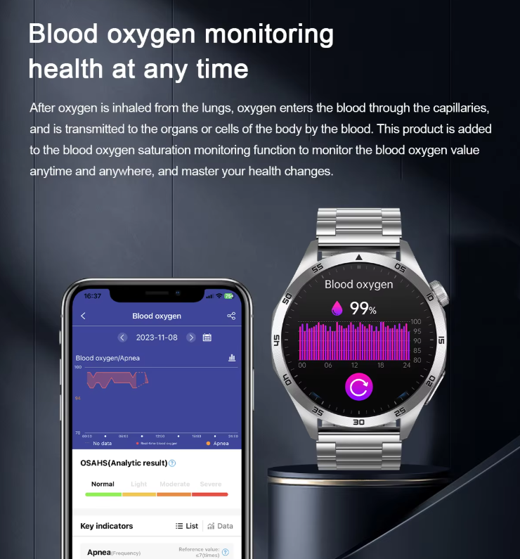 ORANGLES ET485 MINI Smartwatch | AMOLED Always‑On Display, Bluetooth Call, One‑Touch Connection - high resolution display - exposing craftsmanship - Image 2 of 2 | built for everyone | ET485 MINI Smartwatch | AMOLED Always‑On Display, Bluetooth Call, One‑Touch Connection for sale Georgia | Free Shipping ORANGLES