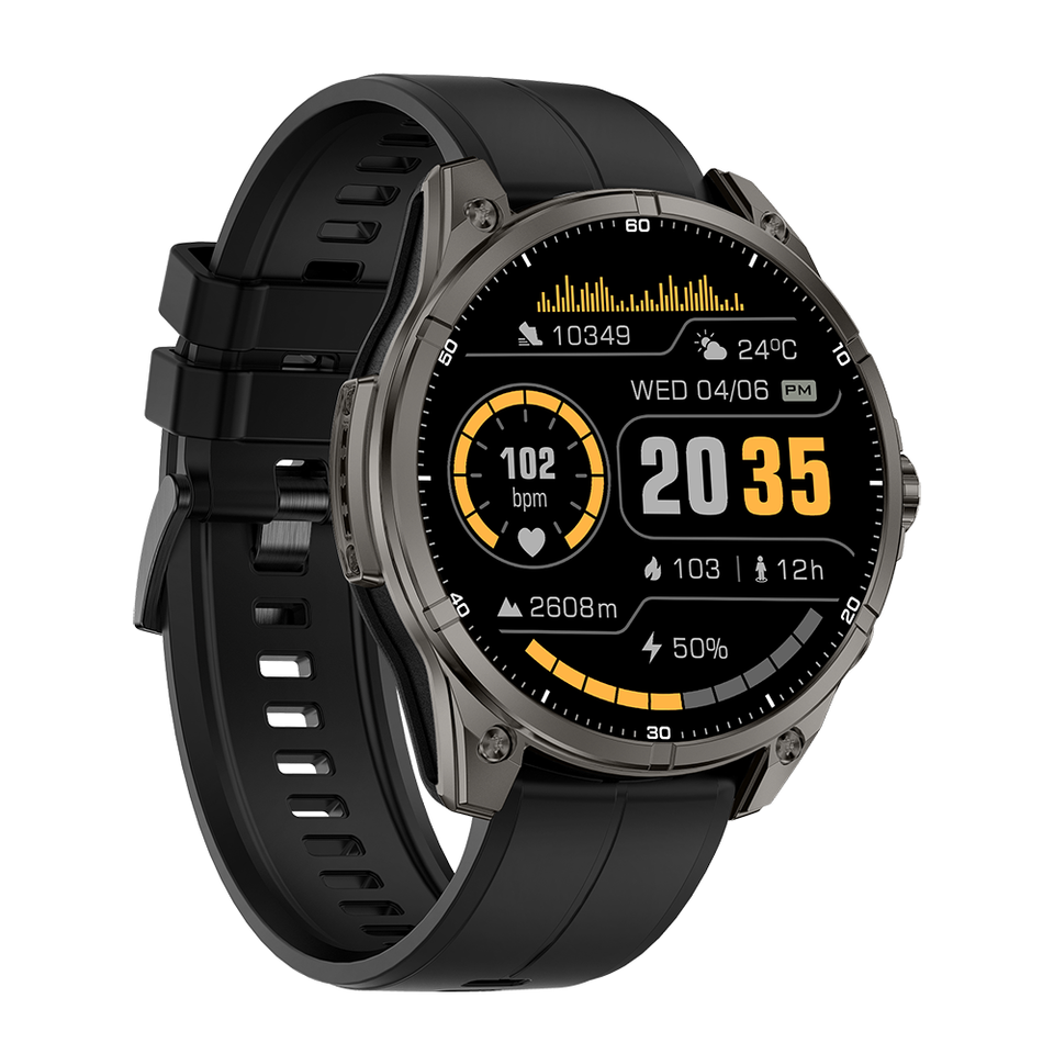 ORANGLES FT66 Outdoor Smartwatch | GPS, 670mAh Battery, Flashlight, 5ATM Waterproof, Health & Fitness Tracker - high resolution display - exposing craftsmanship - Image 2 of 2 | built for everyone | FT66 Outdoor Smartwatch | GPS, 670mAh Battery, Flashlight, 5ATM Waterproof, Health & Fitness Tracker for sale Georgia | Free Shipping ORANGLES