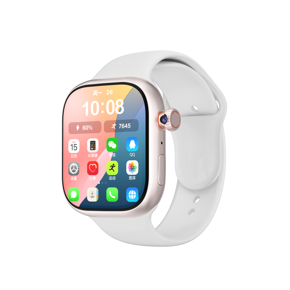 ORANGLES Ultra Thin Smartwatch 2026 | 5G/4G SIM, 2.02" TFT Display, HD Camera, IP67 Waterproof, Magnetic Charging - high resolution display - exposing craftsmanship - Image 2 of 2 | built for everyone | Ultra Thin Smartwatch 2026 | 5G/4G SIM, 2.02" TFT Display, HD Camera, IP67 Waterproof, Magnetic Charging for sale Georgia | Free Shipping ORANGLES