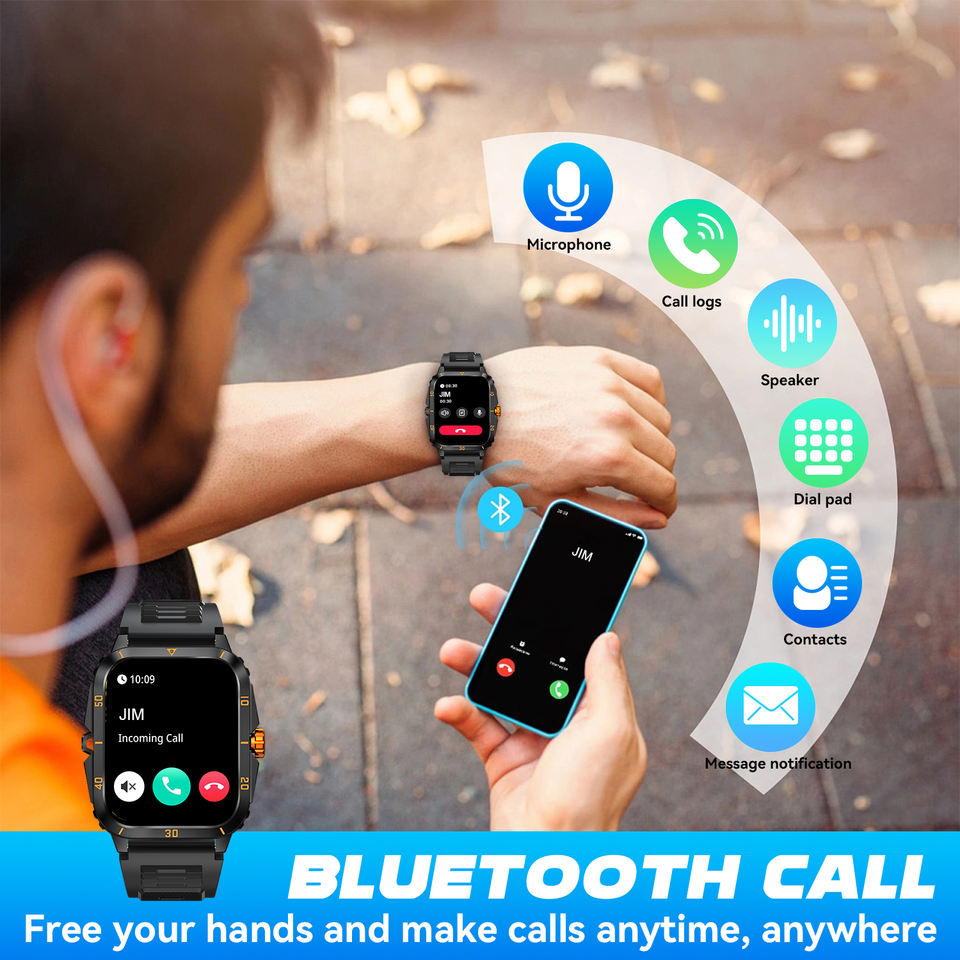 ORANGLES Unisex Sports Smartwatch | Custom Logo, IP67 Waterproof, OLED Display, Fitness & Health Tracker - high resolution display - exposing craftsmanship - Image 2 of 2 | built for everyone | Unisex Sports Smartwatch | Custom Logo, IP67 Waterproof, OLED Display, Fitness & Health Tracker for sale Georgia | Free Shipping ORANGLES