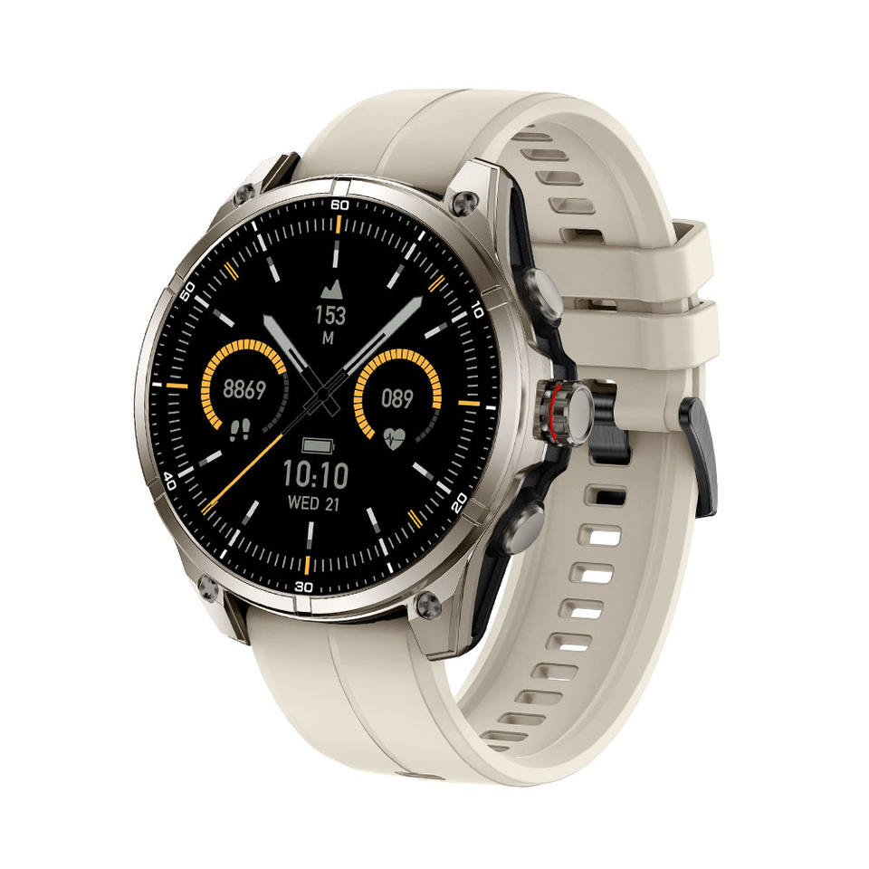 ORANGLES FT66 Smartwatch | GPS, 1.43" AMOLED, 670mAh Battery, Flashlight, 5ATM Waterproof Outdoor Watch - high resolution display - exposing craftsmanship - Image 2 of 2 | built for everyone | FT66 Smartwatch | GPS, 1.43" AMOLED, 670mAh Battery, Flashlight, 5ATM Waterproof Outdoor Watch for sale Georgia | Free Shipping ORANGLES